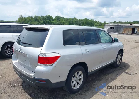 2012 Toyota Highlander Base V6 из США, поврежденный, VIN 5TDBK3EHXCS129321
